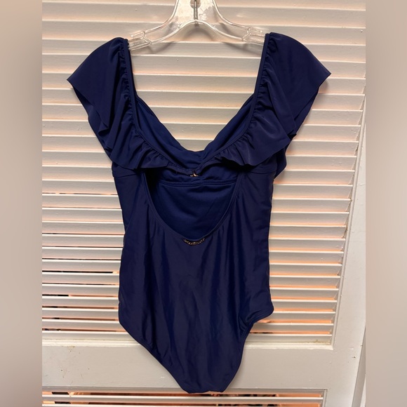 Betsey Johnson Navy One Piece Swimsuit - Picture 2 of 3